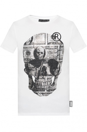 Skull motif t-shirt, zdjęcie 1 Skull motif t-shirt od Philipp Plein